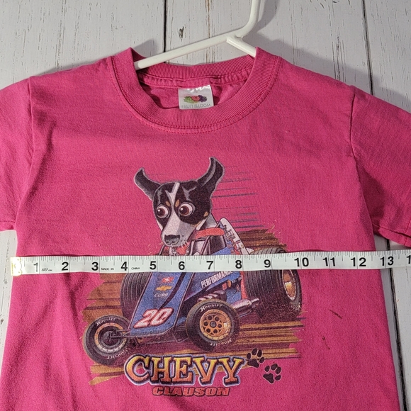 Bryan Clauson Chevy Clauson Dog Sprint Car Collectible T-Shirt Youth Size 2/4 - Picture 8 of 9